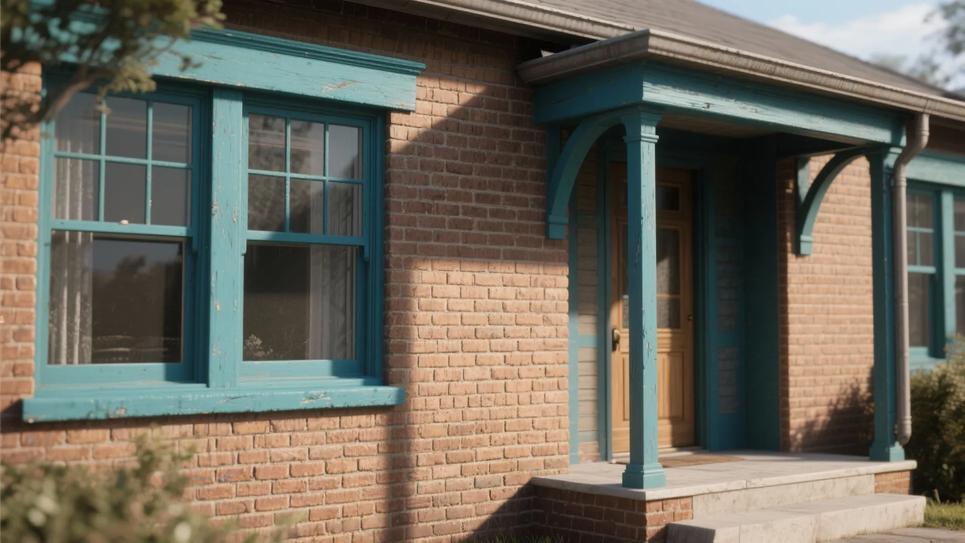 4. Embrace partial paint: highlight architectural details