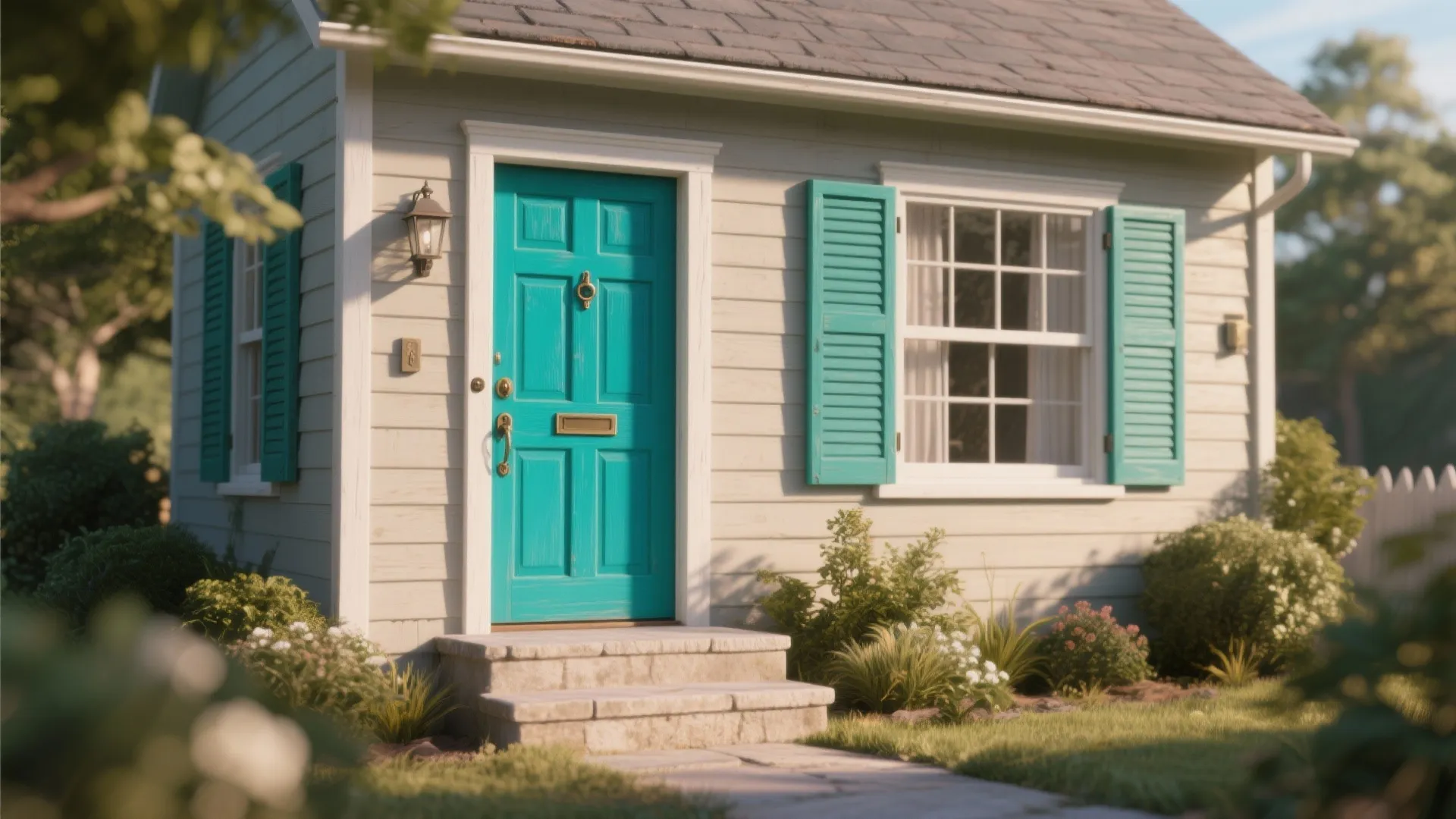 Inspiration 2: Accent doors and shutters for punch