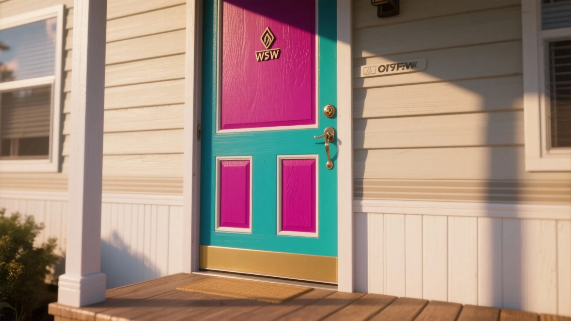 3. Accent the Entrance and Trim for a Designer Touch