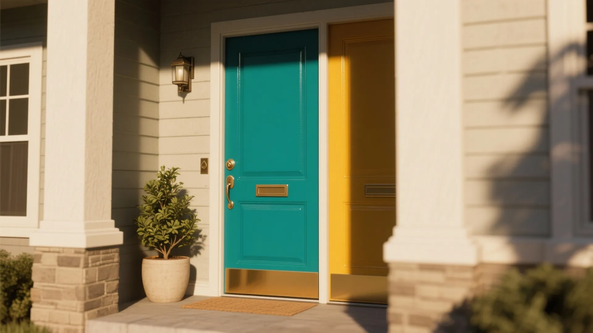 Bold Accent Doors and Trim