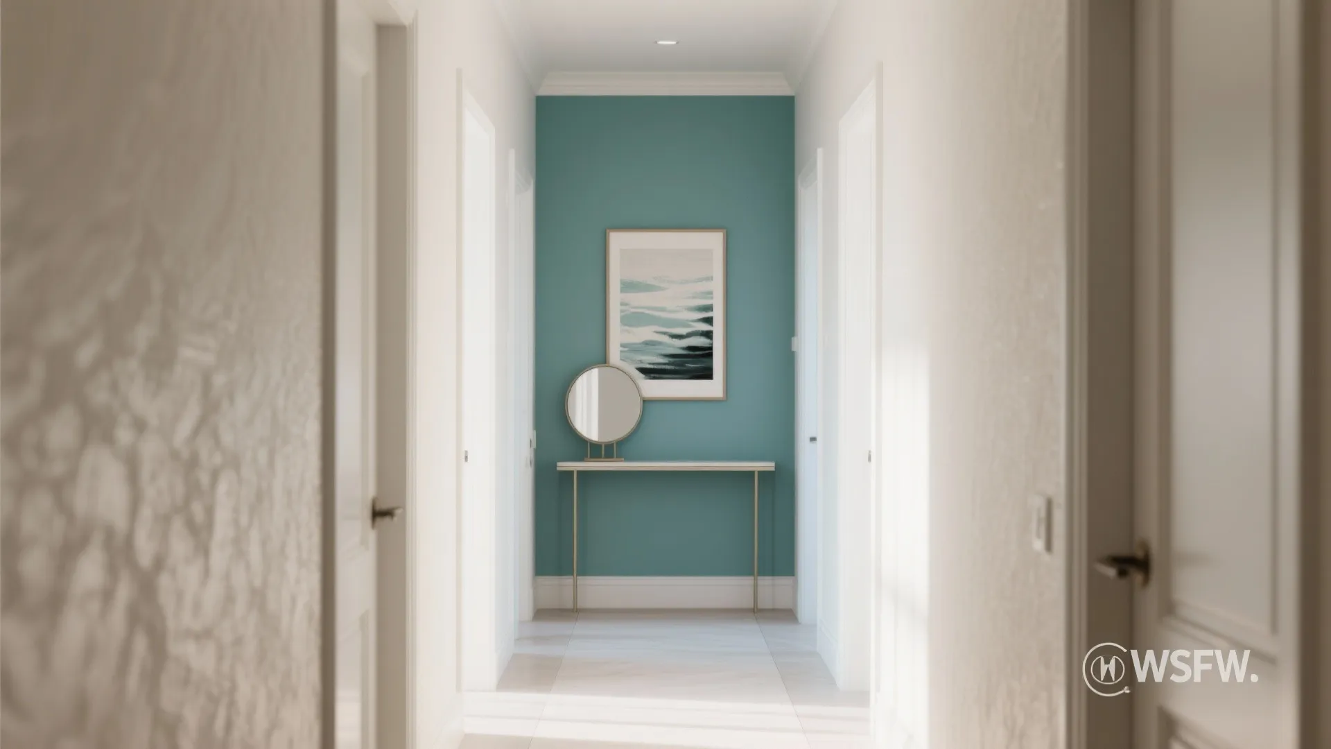 5) Strategic Accent End Wall for Depth