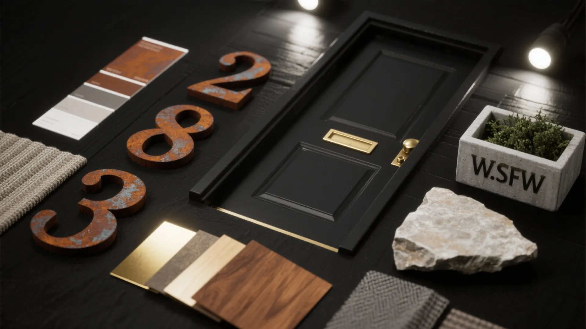 5. Accent with color and material pops