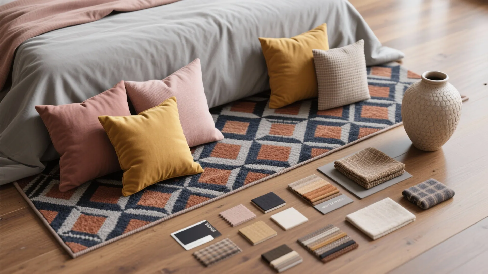 5. Patterned Accent Pieces for Personality