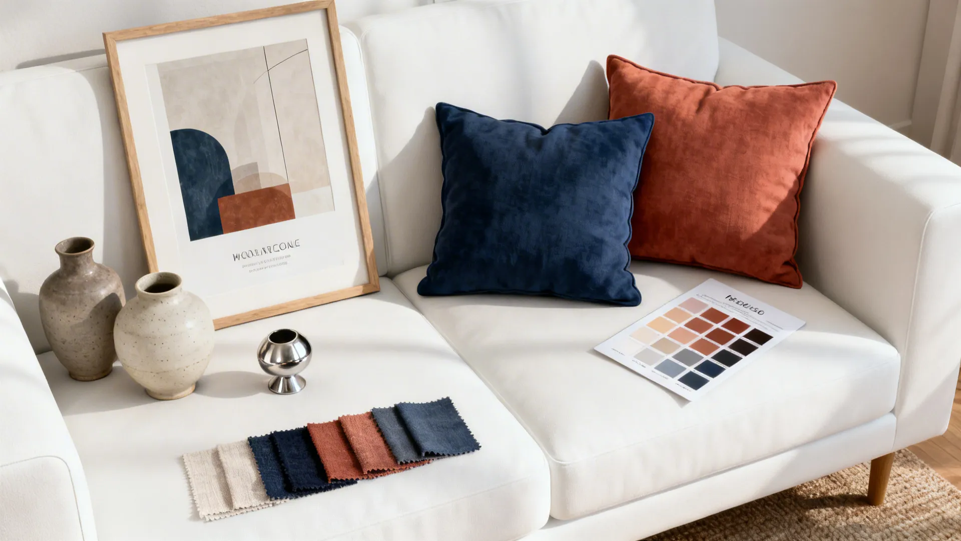 3. Use Accent Colors Through Art and Accessories