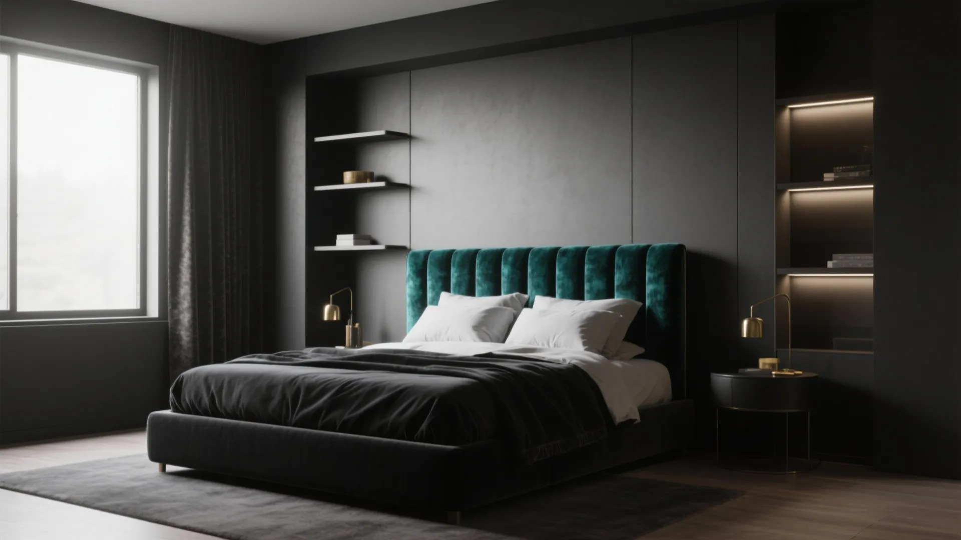 3. Introduce a Statement Headboard or Accent Wall