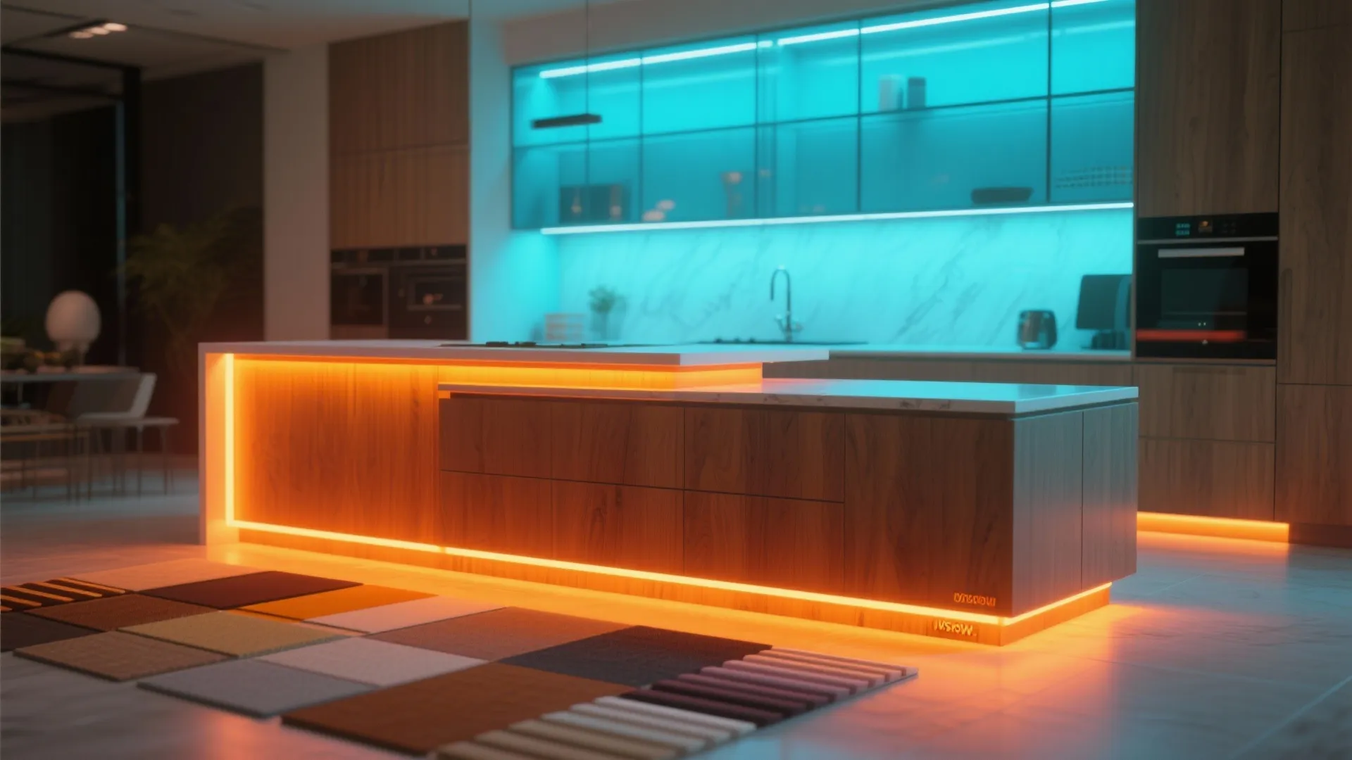 5. Accent Colors (RGB or Colored LEDs) — Playful and Dramatic