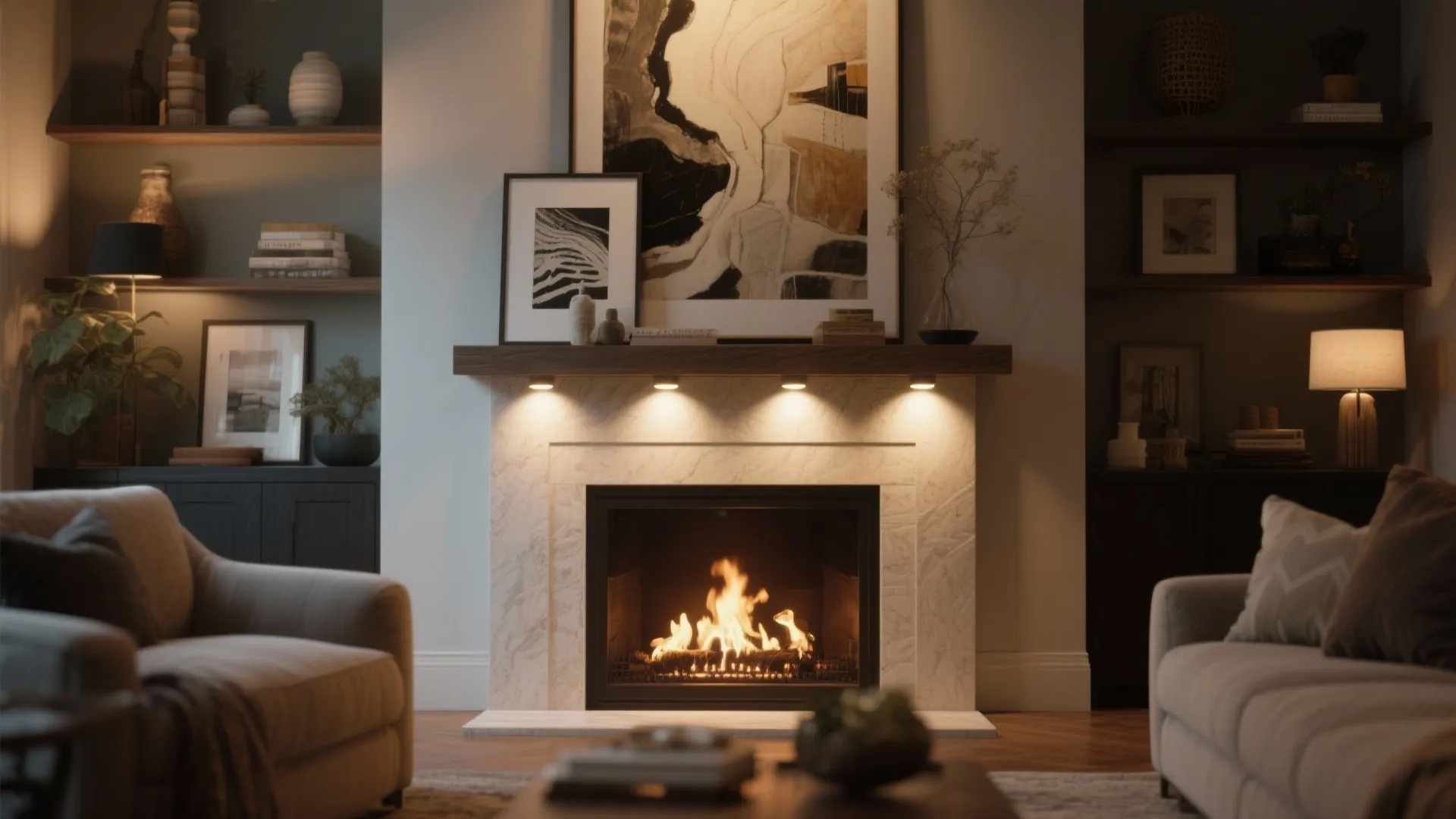 10. Spotlighting with Accent Lighting