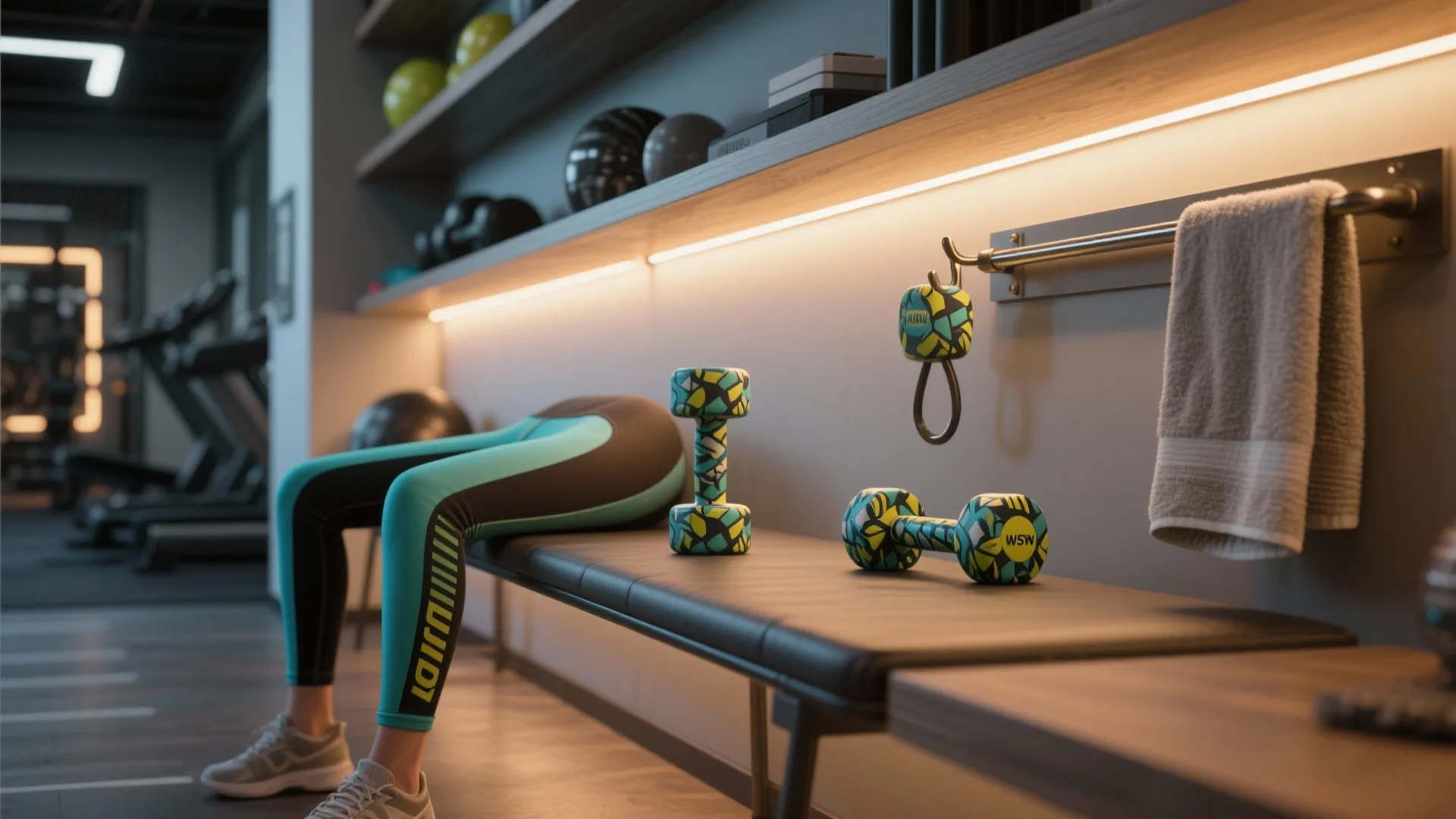 5. Accent lighting and small-scale accessories