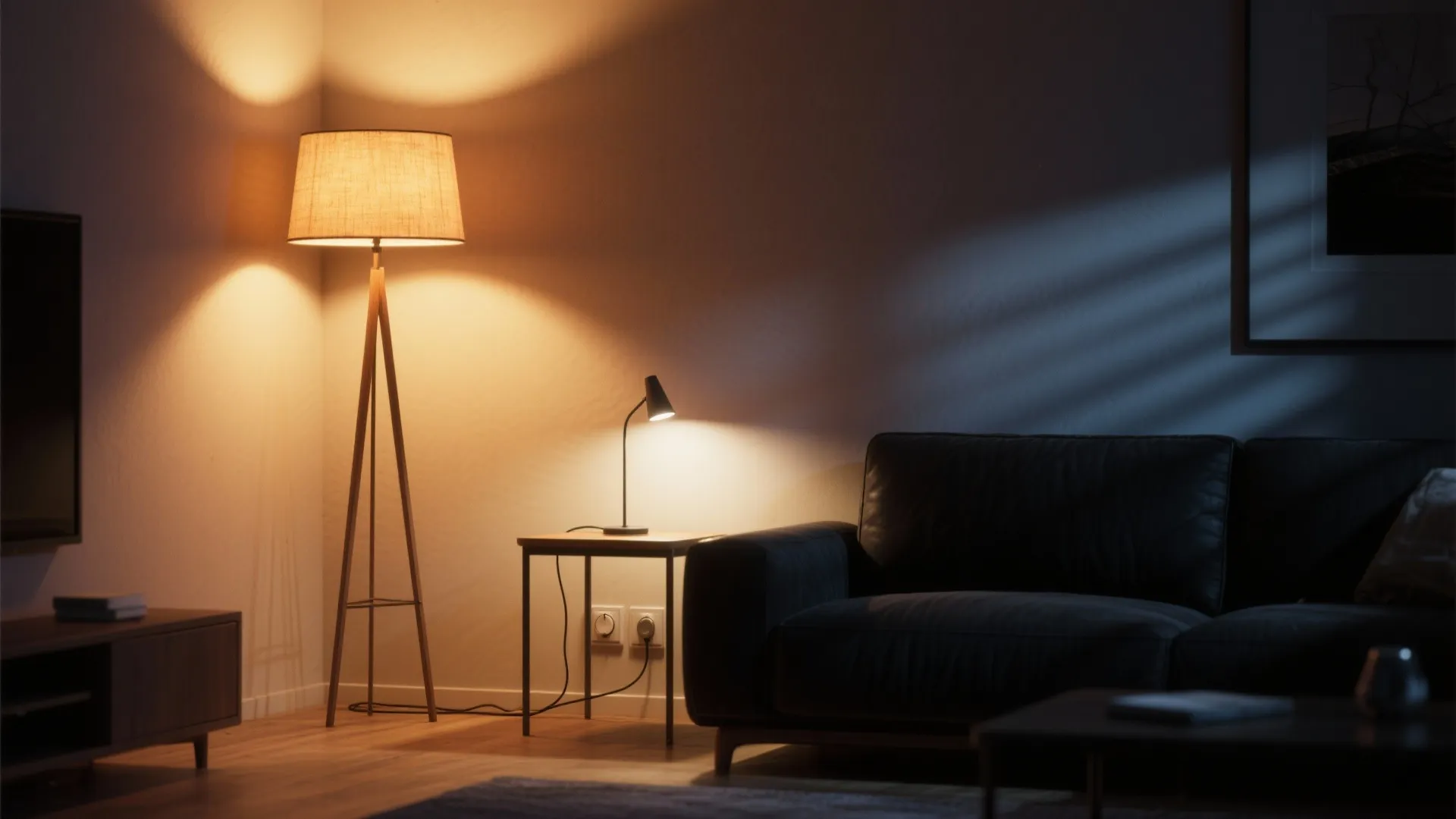 4. Accent lighting to define zones