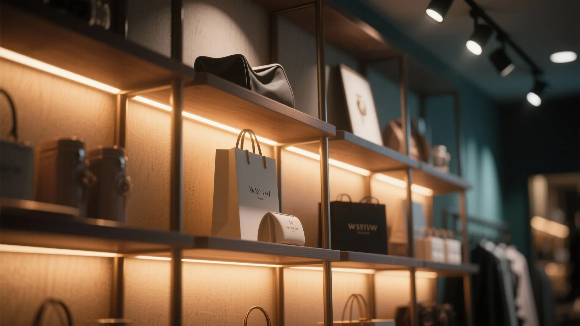 Accent lighting for product focus