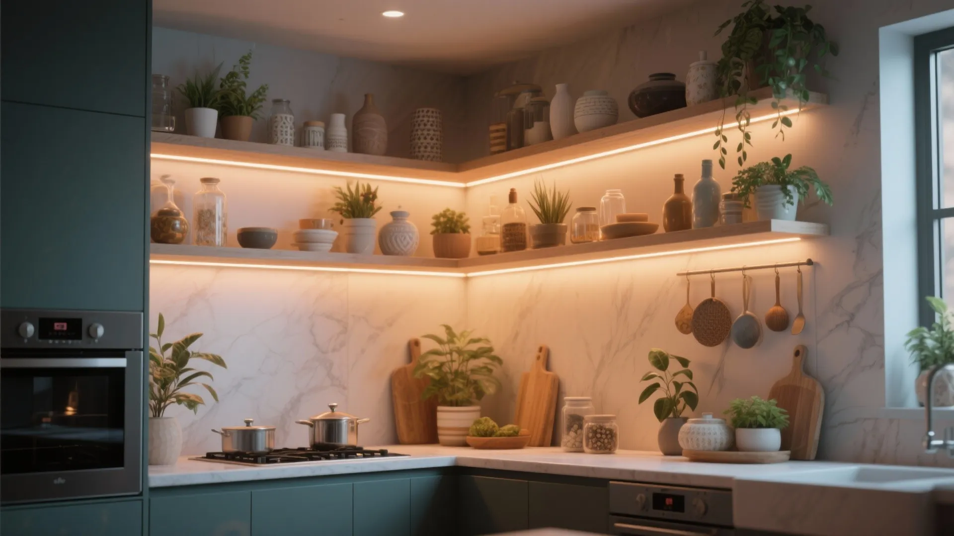 10. Accent Lighting with Style