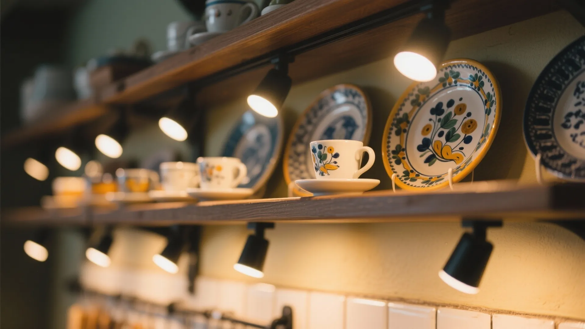 5. Accent Lighting for Open Shelves