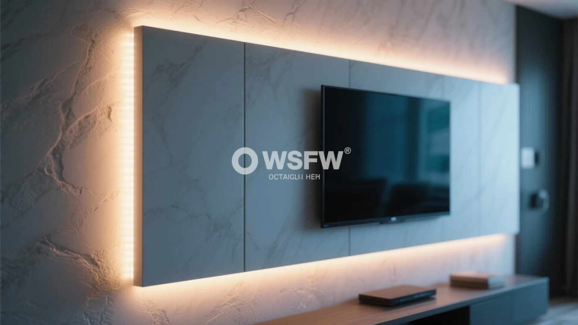 Accent Lighting Behind the TV