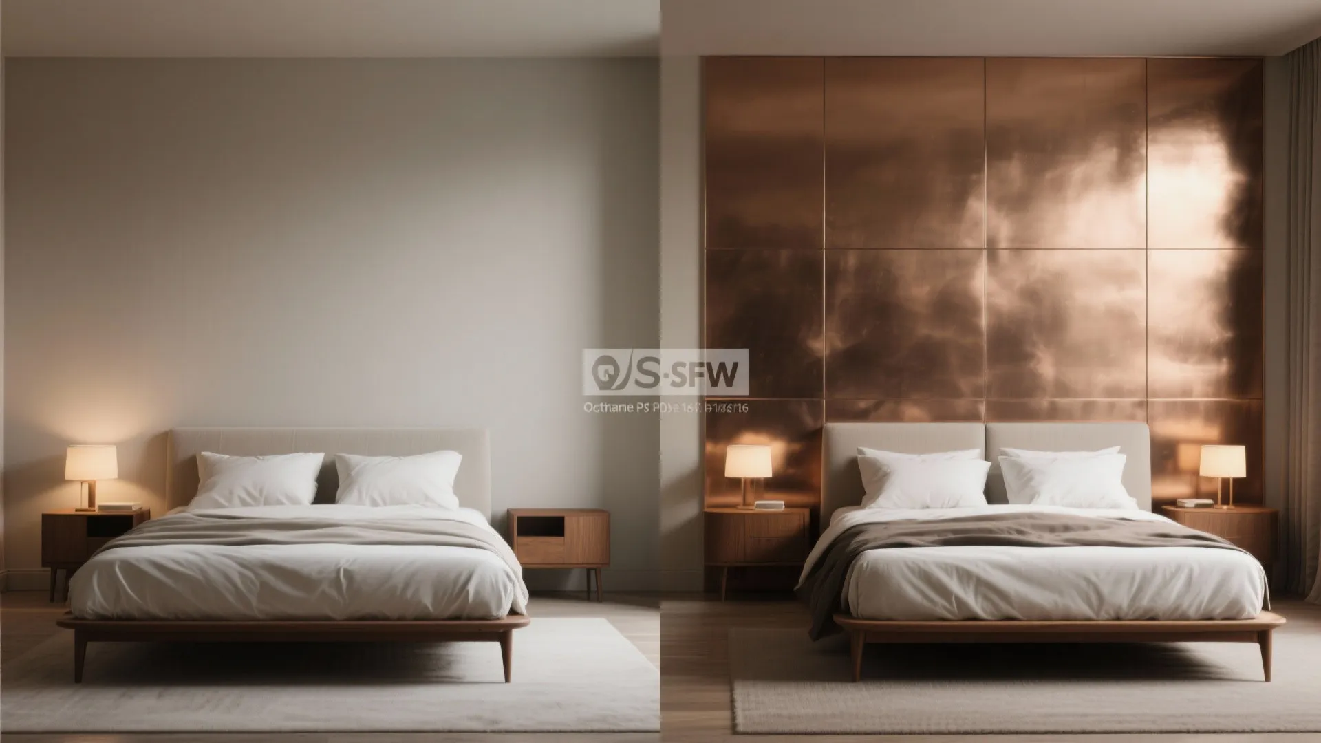 1. Accent a single wall for depth and drama