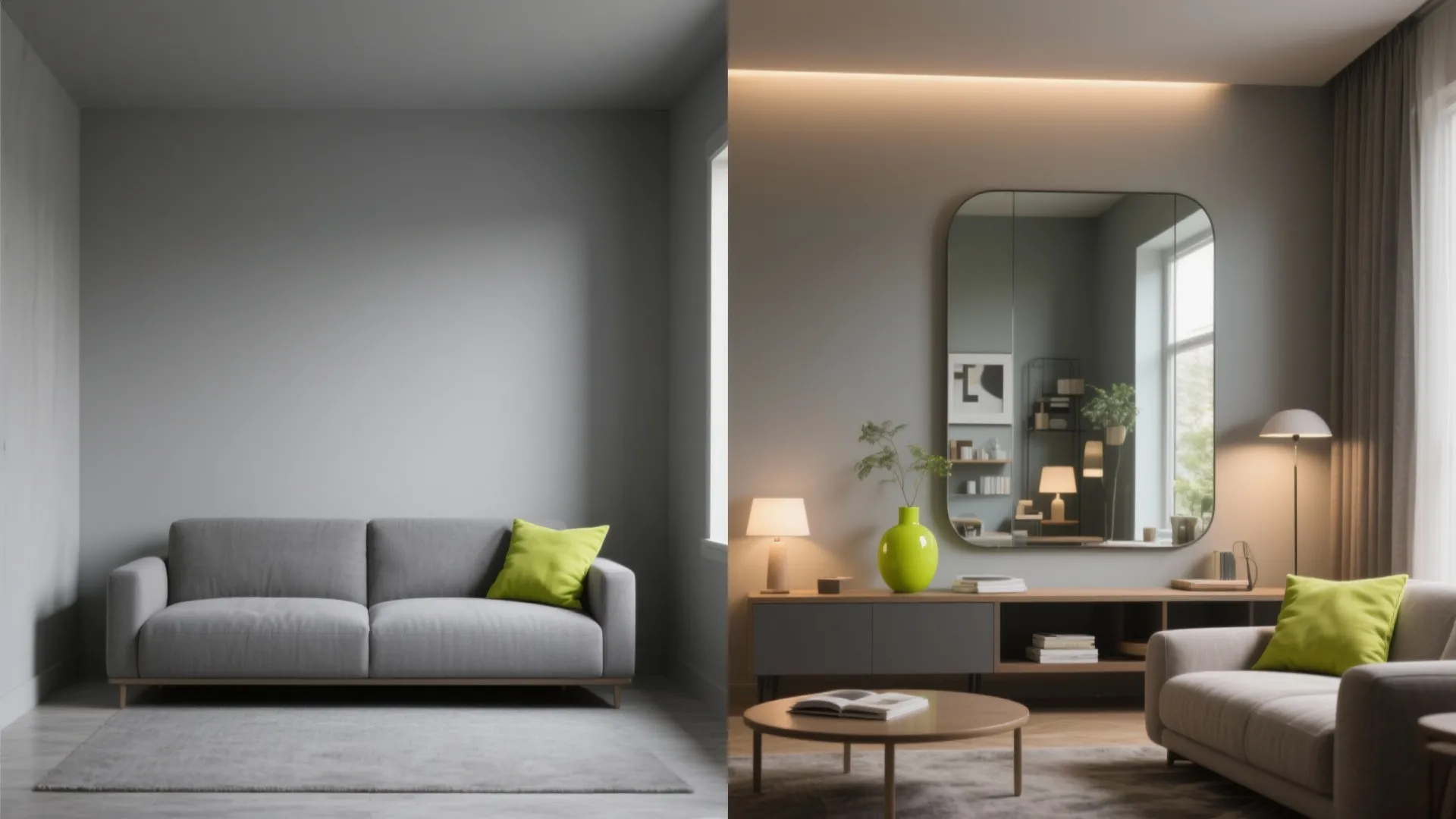 5. Accent with light, mirror tricks, and a focal pop