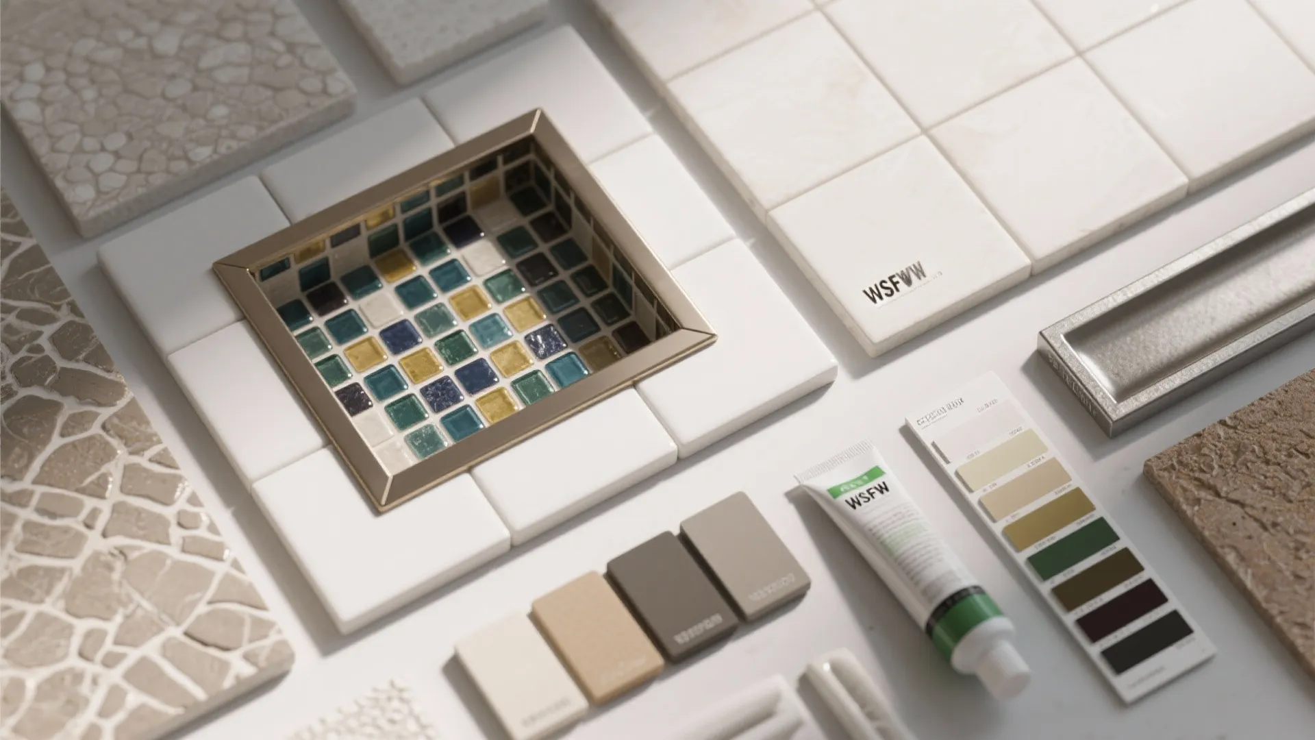 Accent-Tile Framed Niche as a Feature Wall