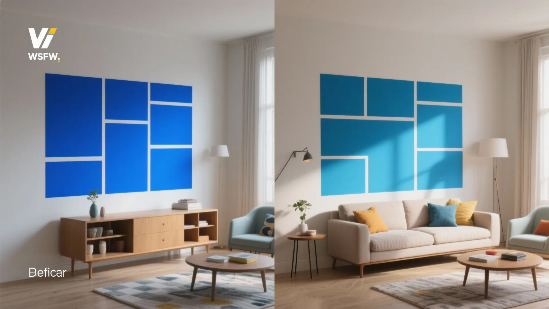 Accent paint block design