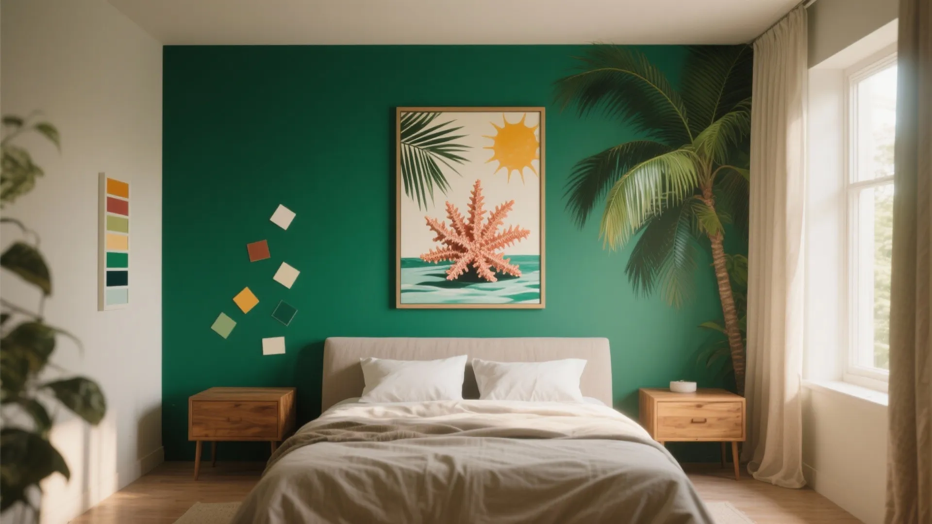 1. Embrace a bold tropical color palette