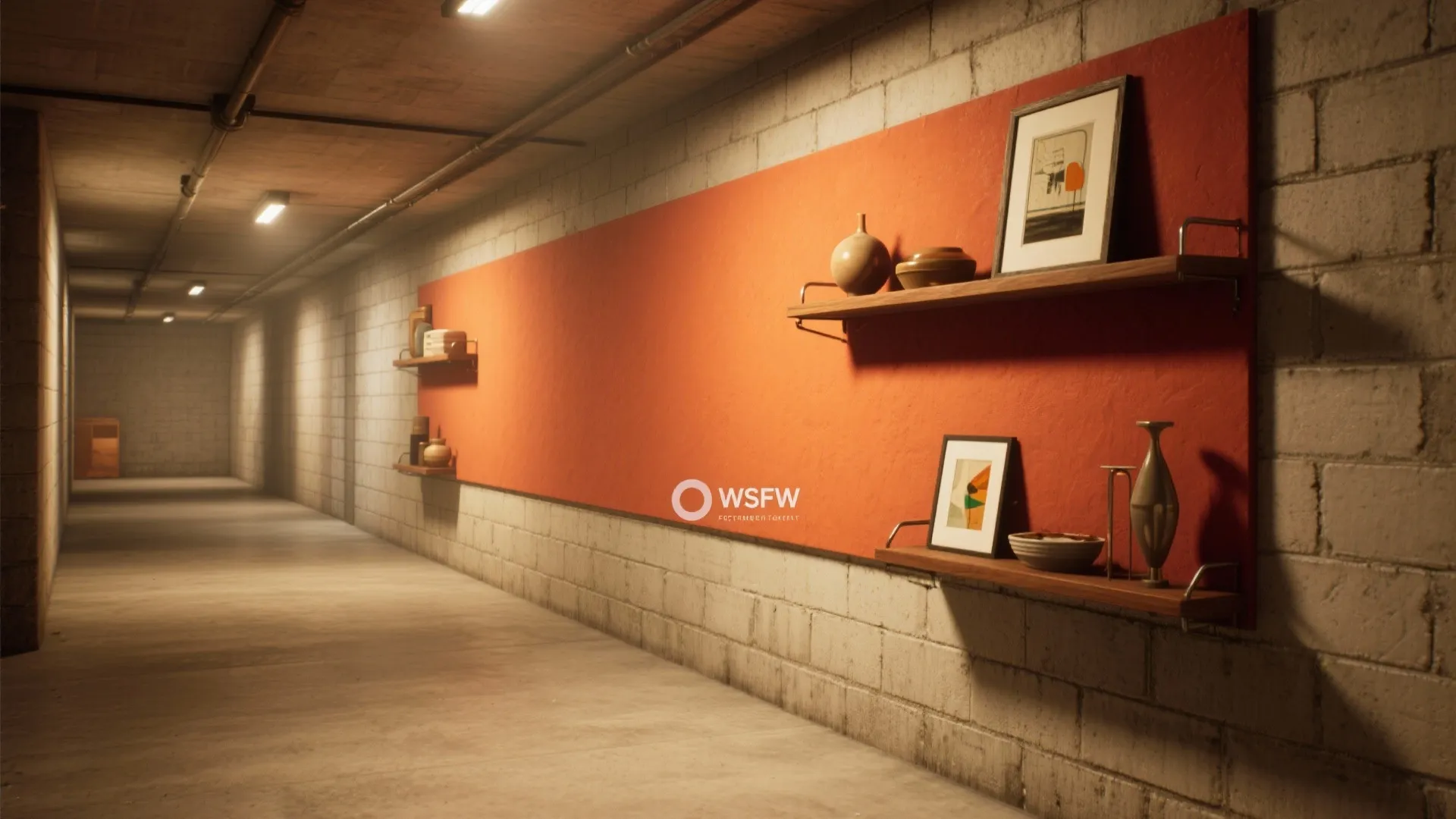 2. Bold Accent Panels to Break Up Monotony