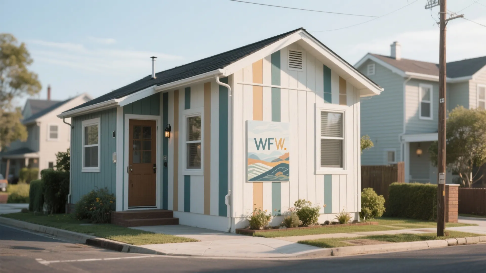 4. Accent with patterns, panels, or small murals