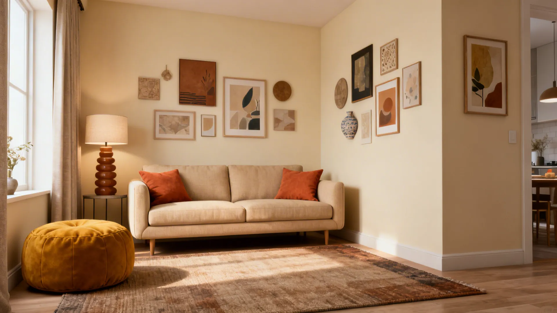 2. Pop of Color Through Accessories