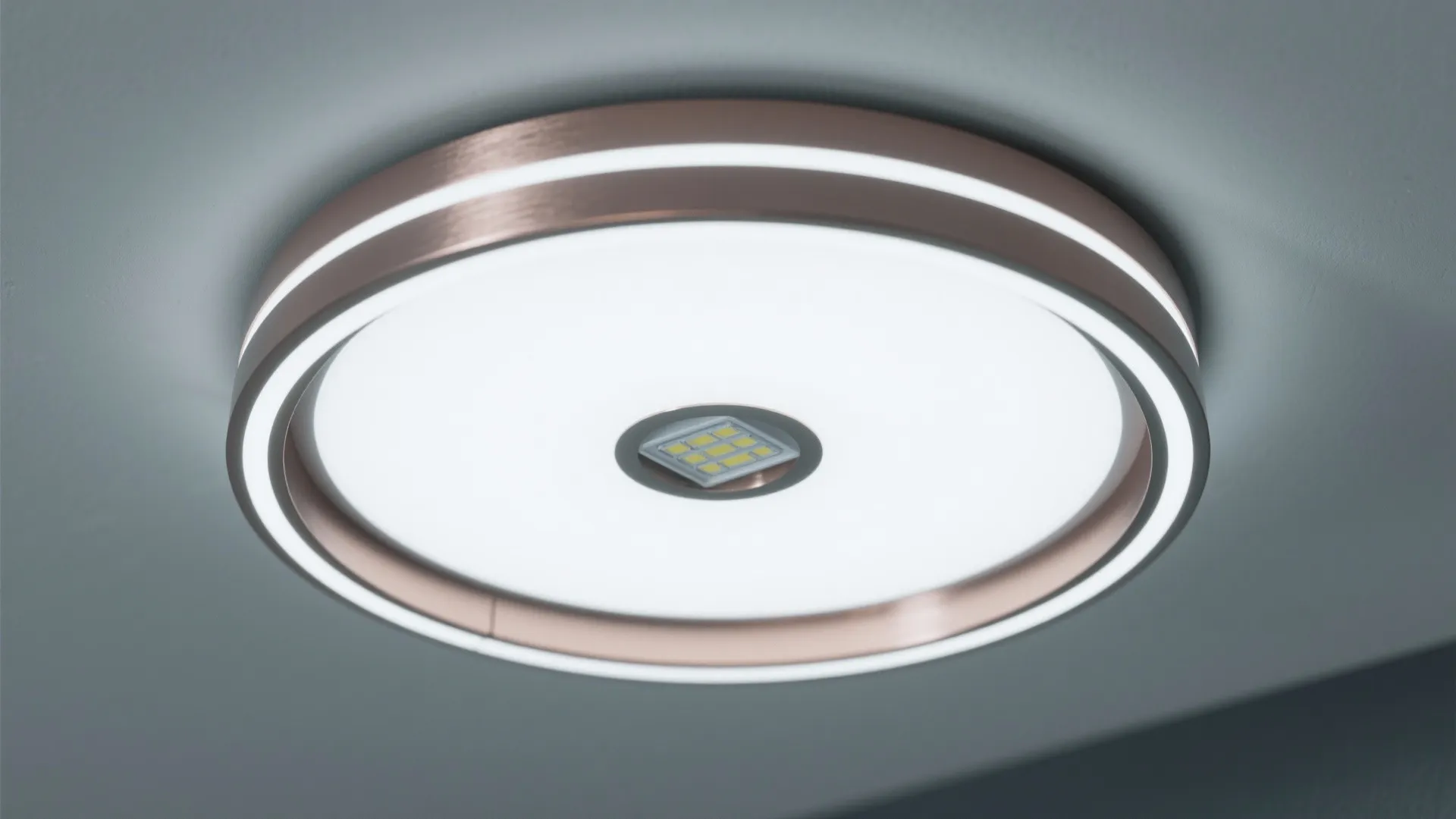 4. Flush Mounts with Integrated Accent Rings — dramatic without bulk