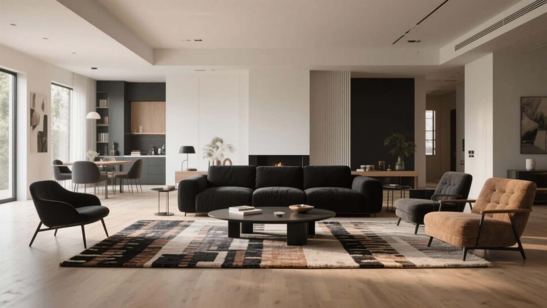 9. Accent Rugs for Zoning