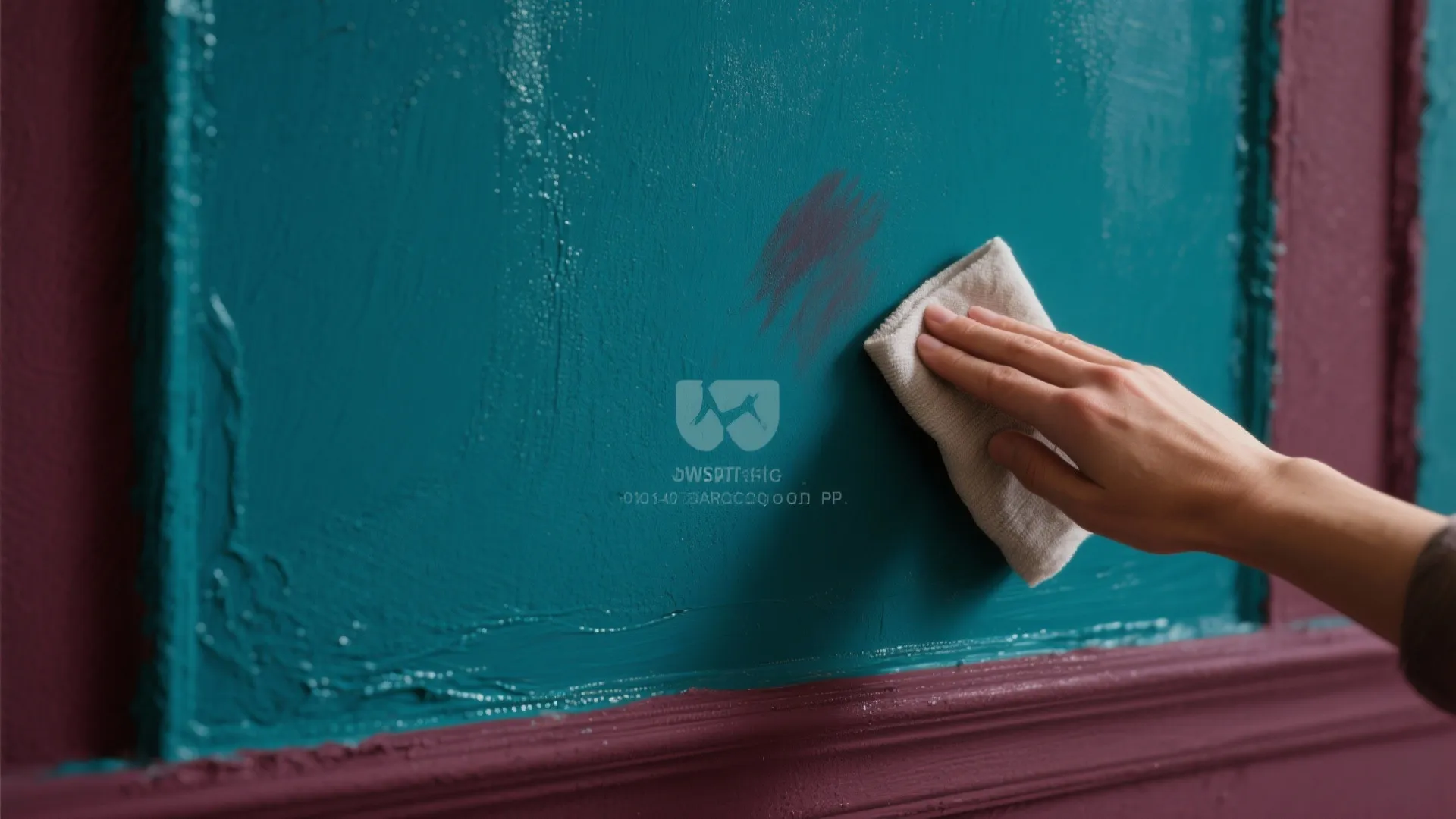 4. Accent wall that recovers: scrubbable deep colors