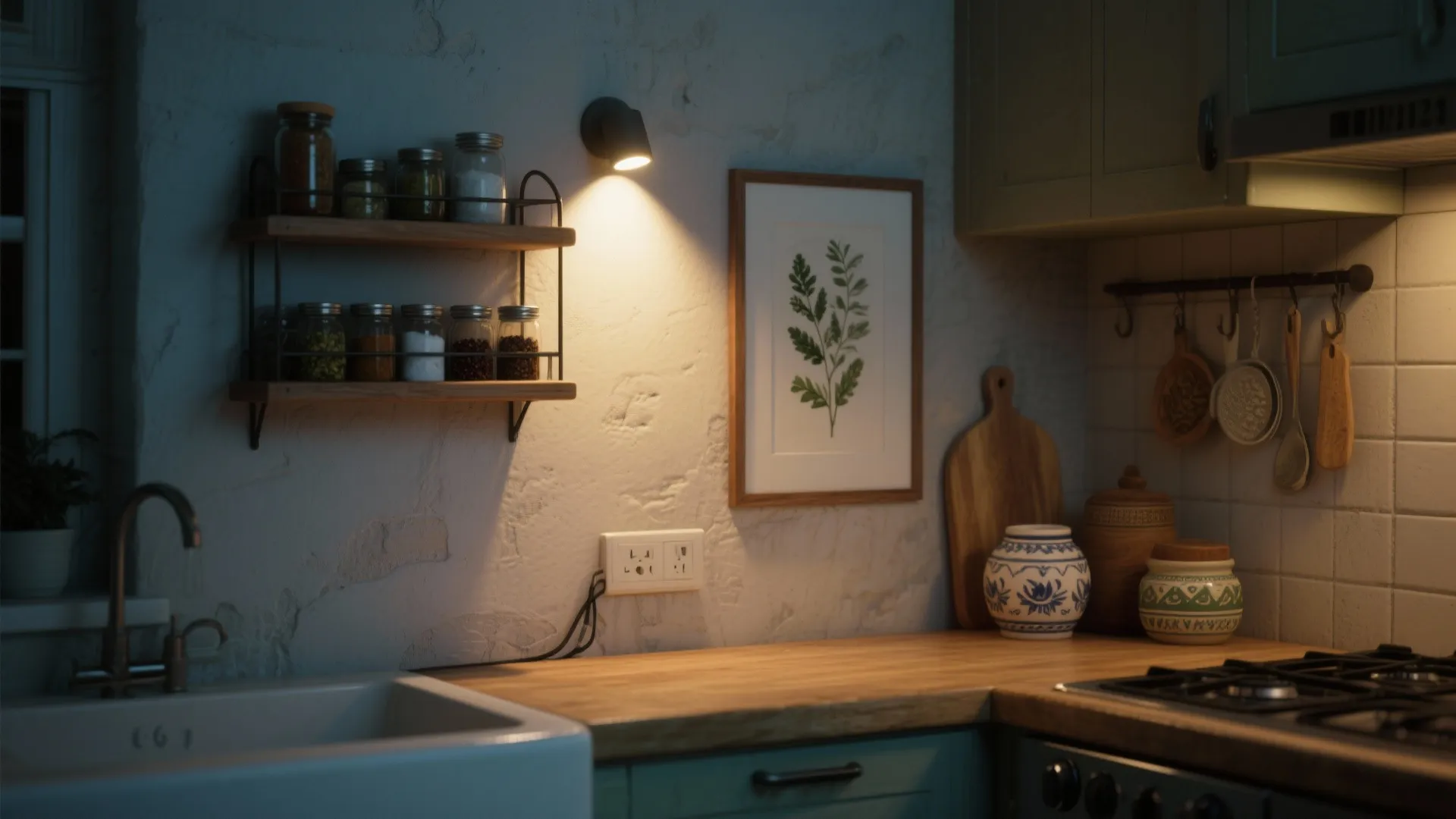 Accent the “quiet hero” zones: shelves and art