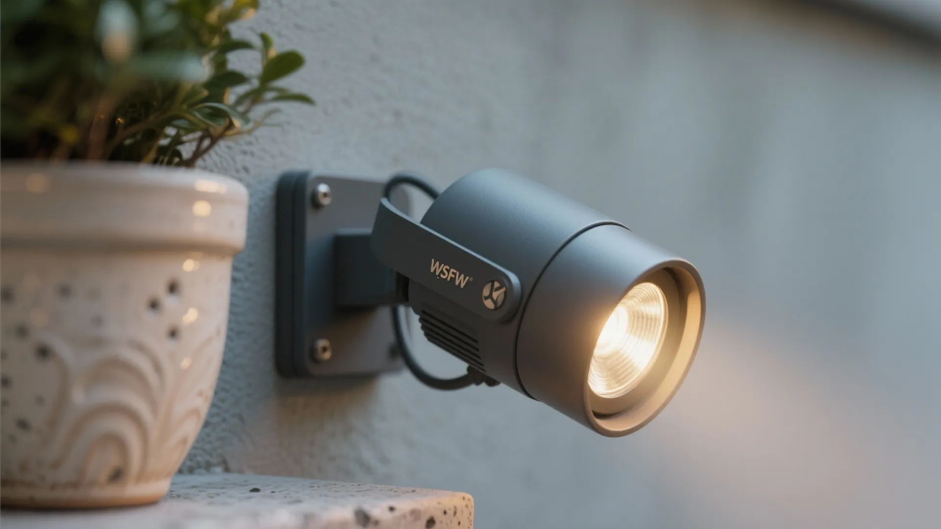 Accent the Feature: Art, Planter, or House Number