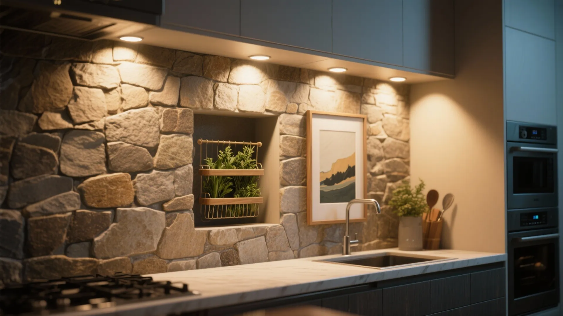 3. Accent Spotlights for Art and Niches