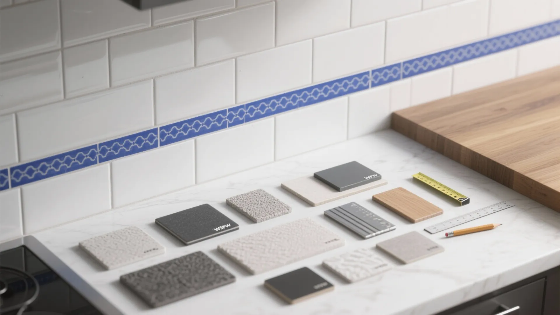 4. Blue Decorative Accent Strip