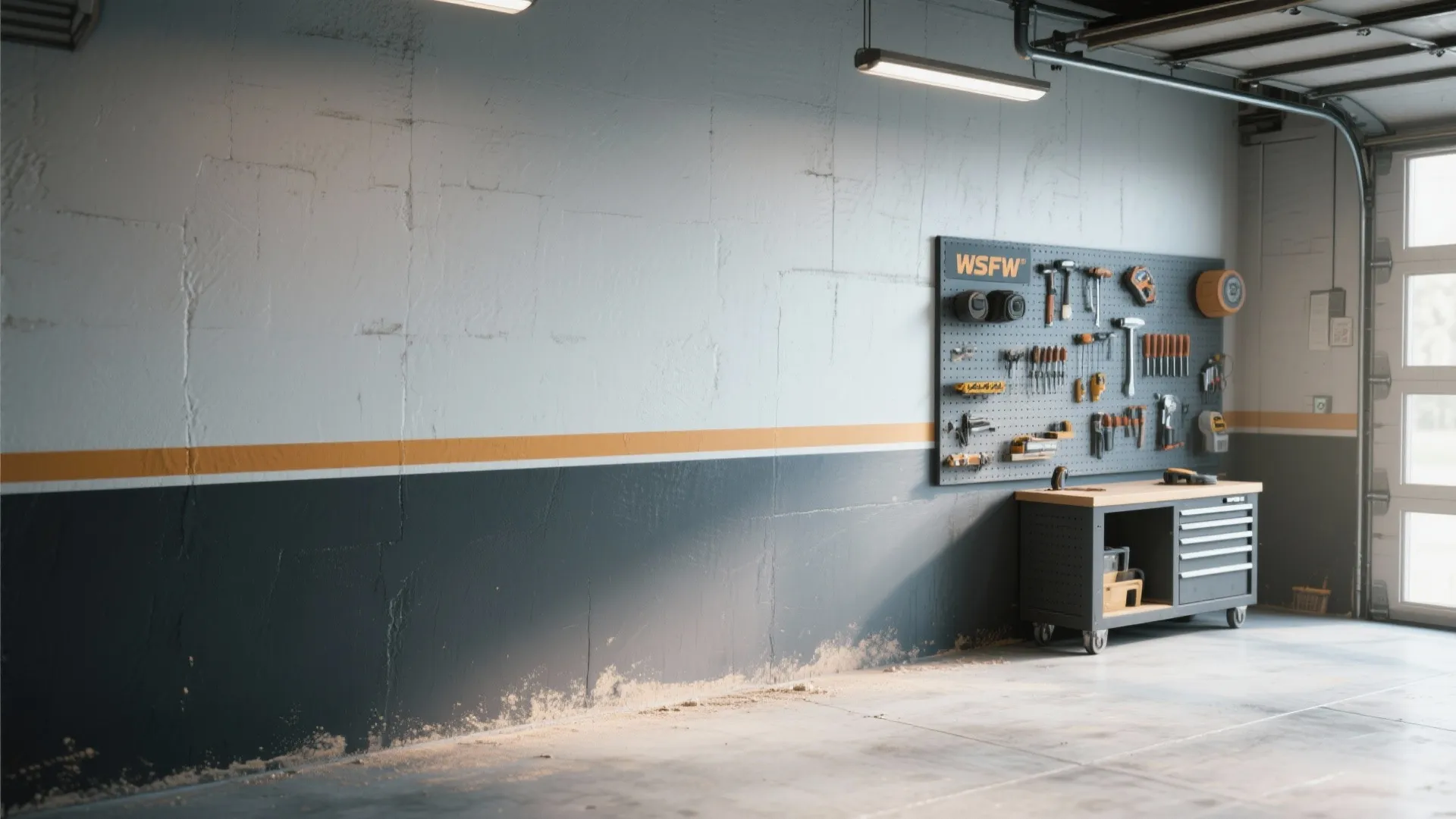 2. Bold Accent Stripe to Add Visual Depth