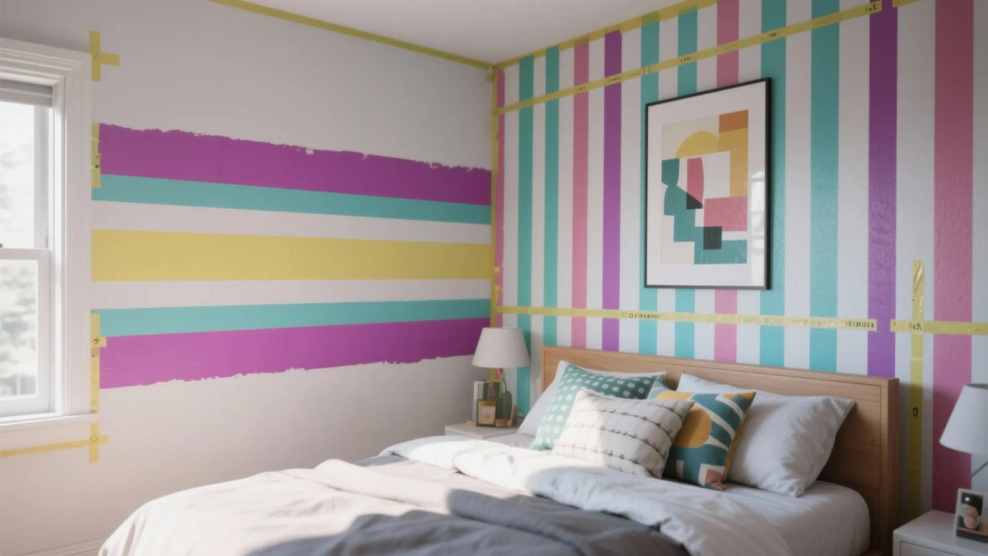 4. Accent Stripes and Color Blocking