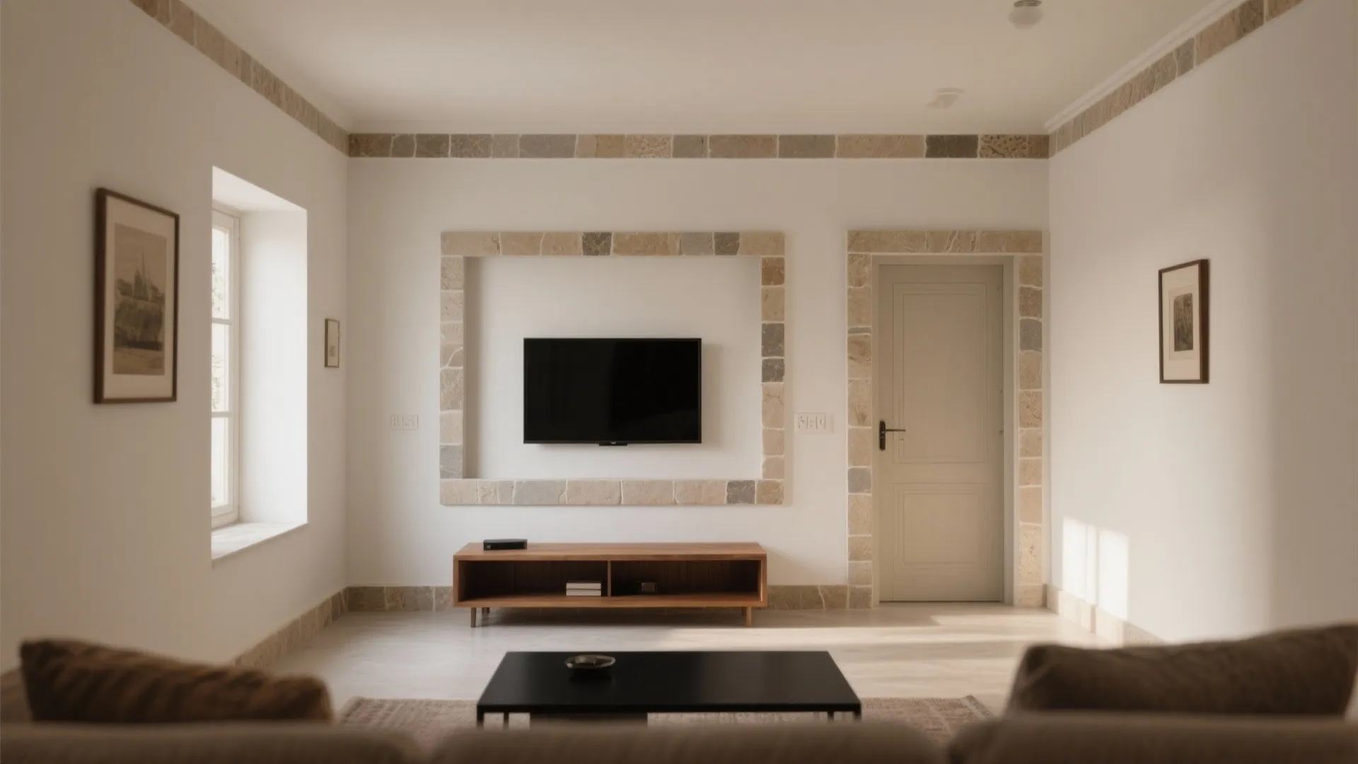 Dholpuri Accent Strips to Frame Space