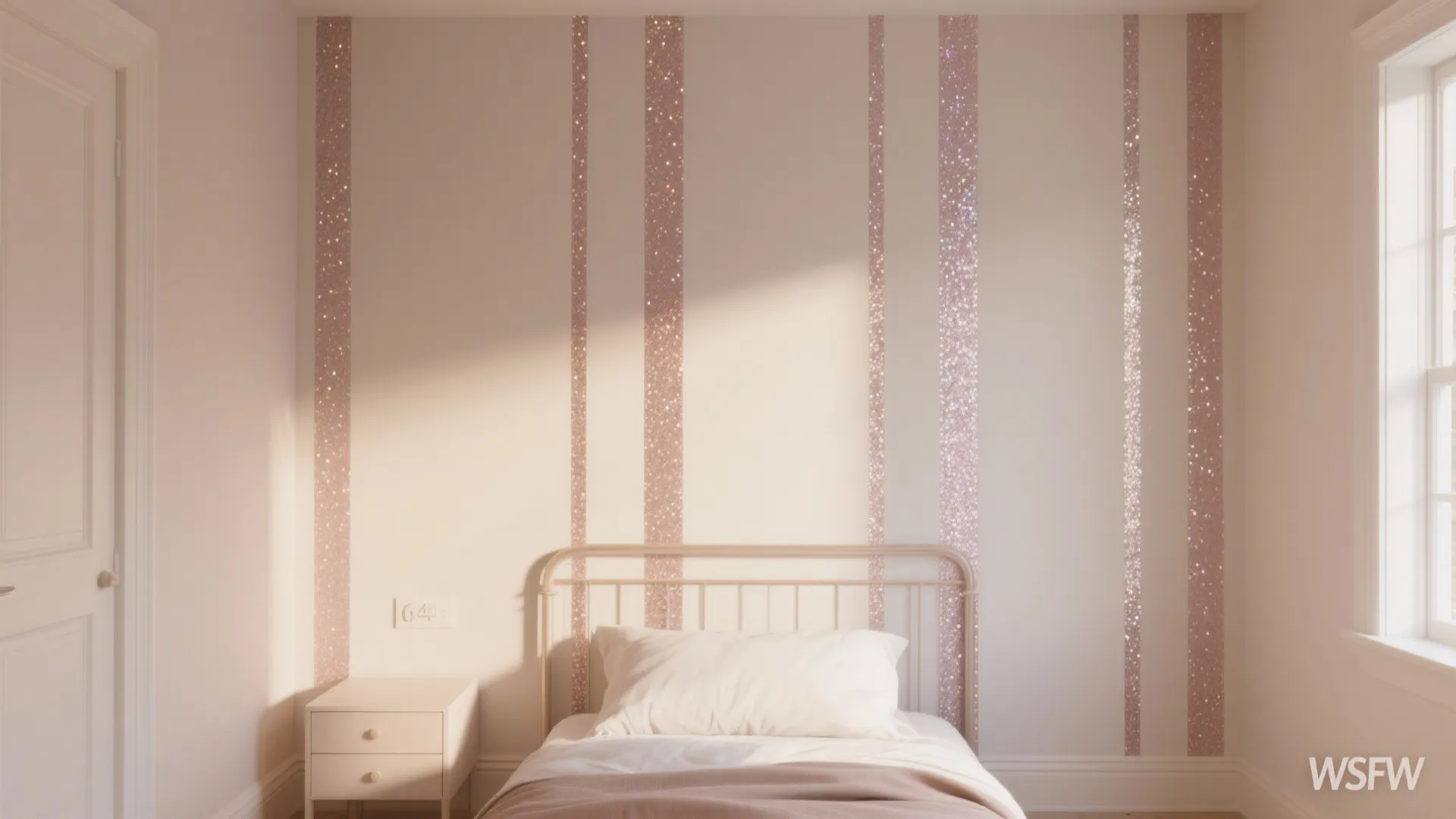 1. Accent Strips for Tiny Rooms