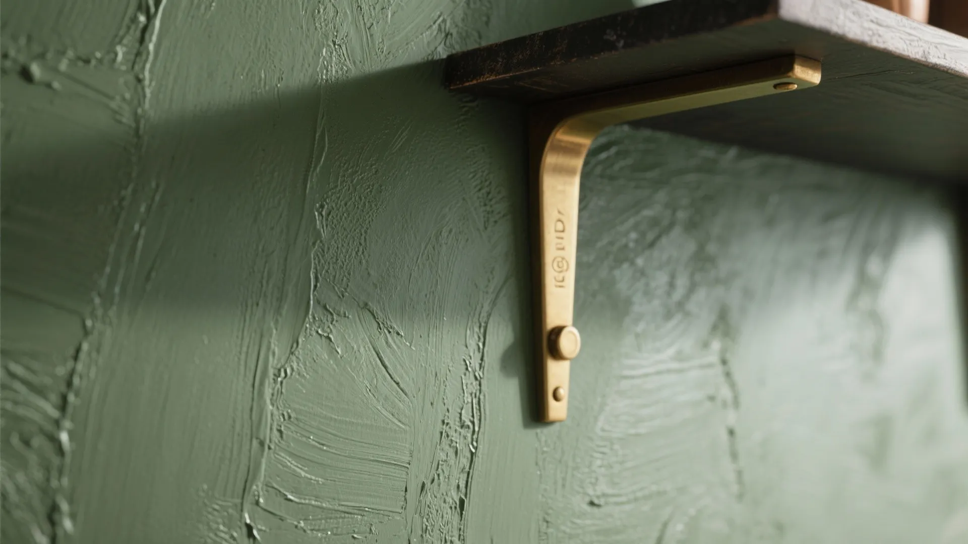 One deep accent wall in a textured finish