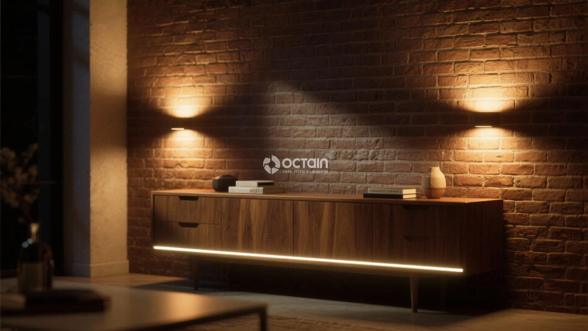 3. Use layered accent lights to highlight textures