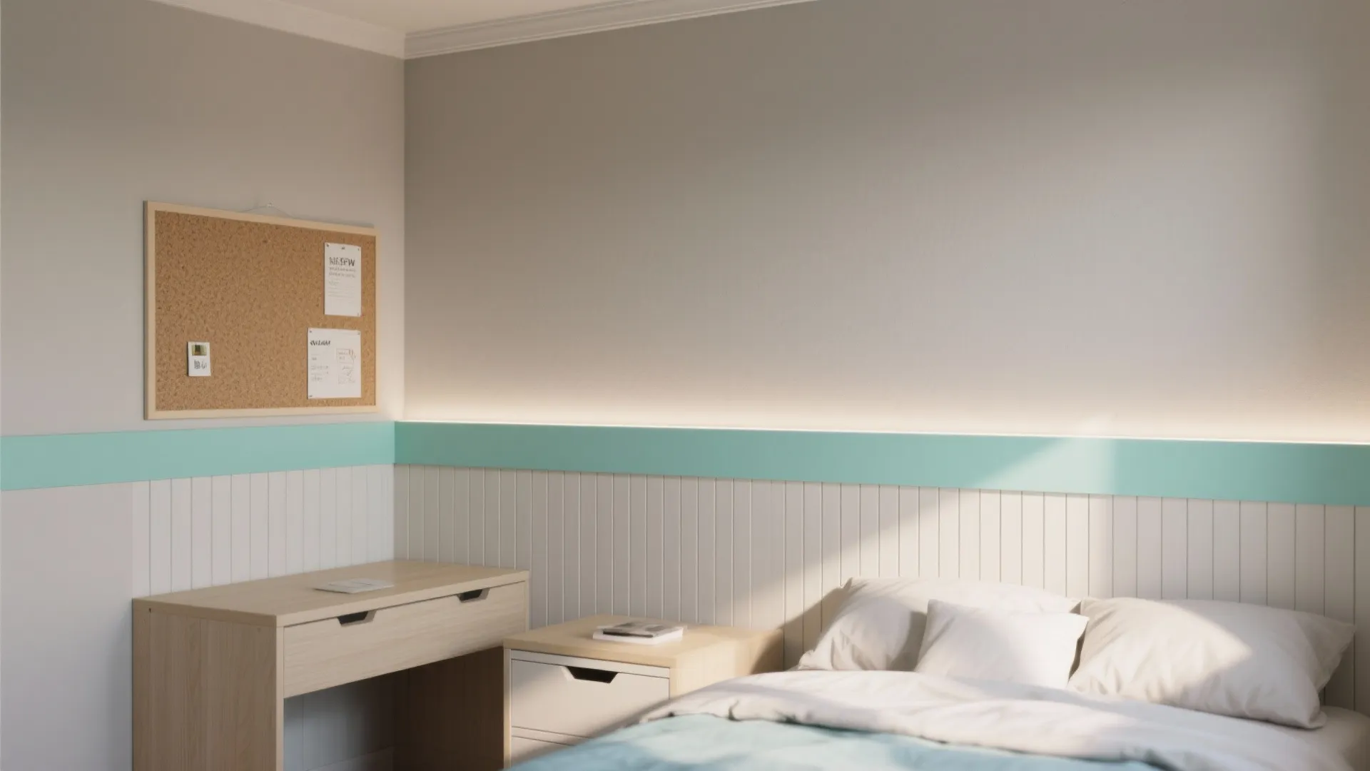 Calming Color Palette with Accent Texture