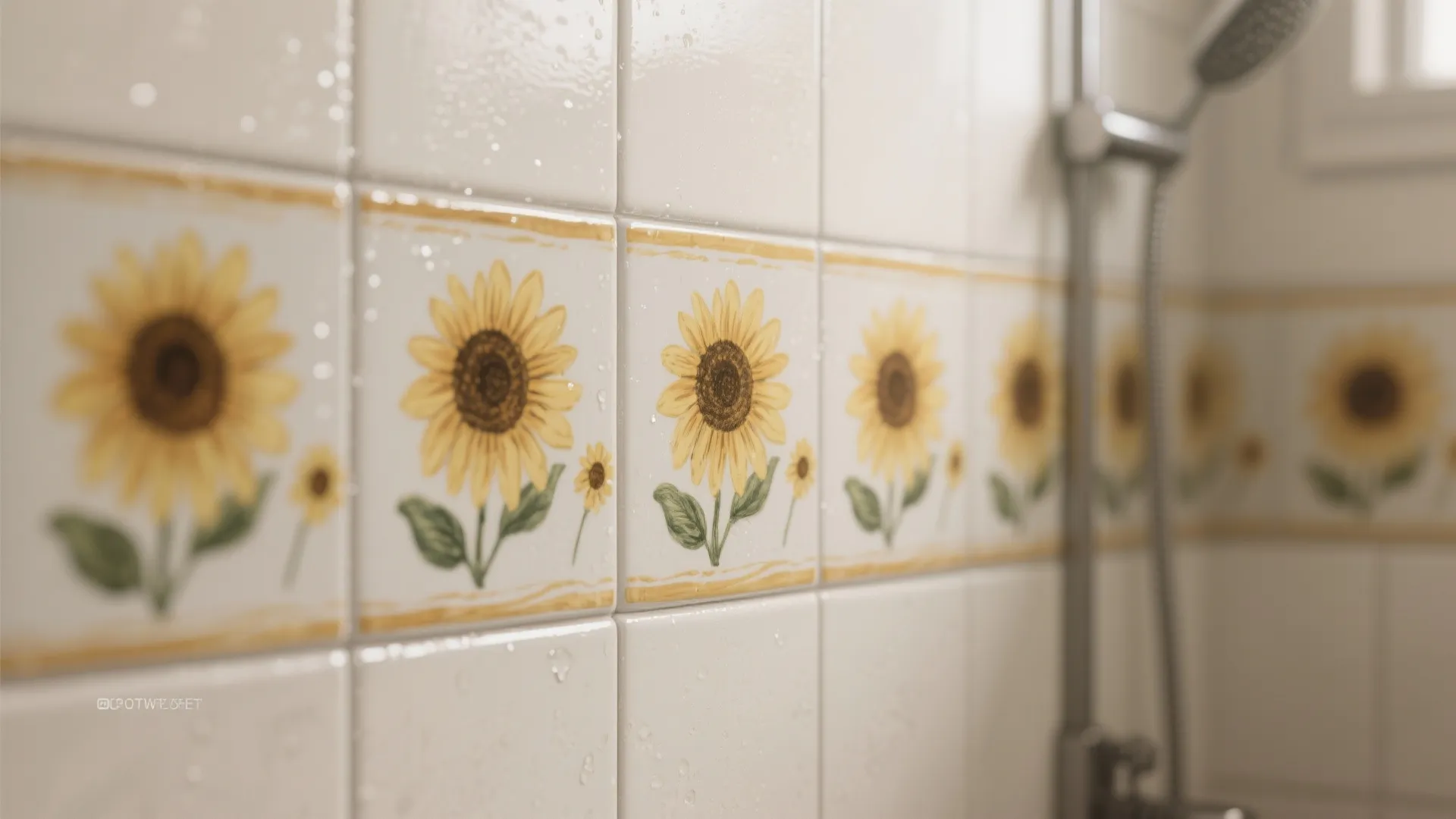 2. Accent Tile with a Subtle Motif