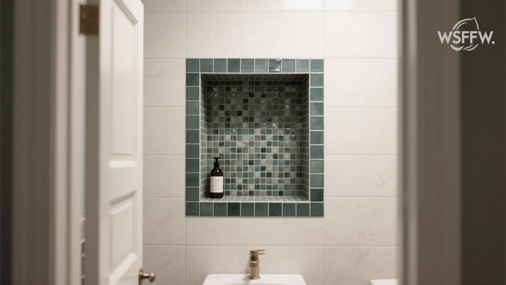 Accent Tile Niche as a Feature Wall