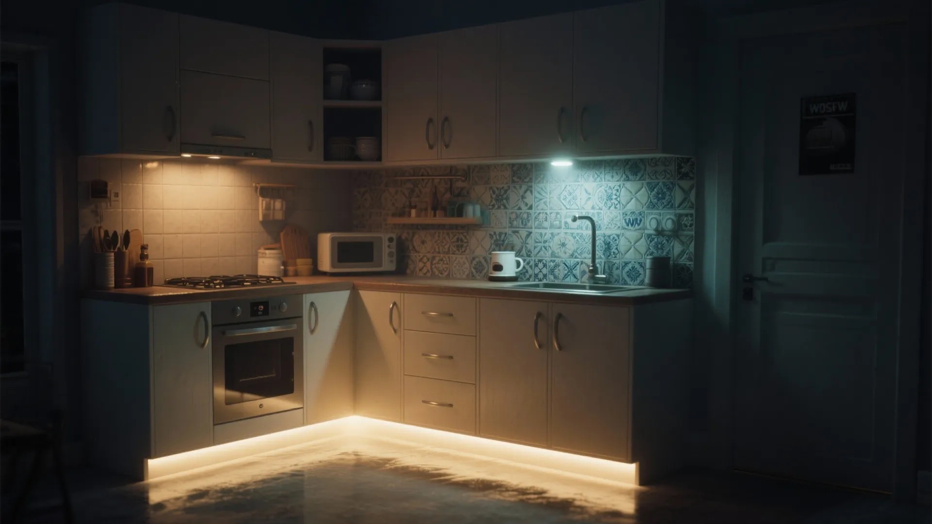 Accent Statements: Toe-Kick Glow and Niche Highlights