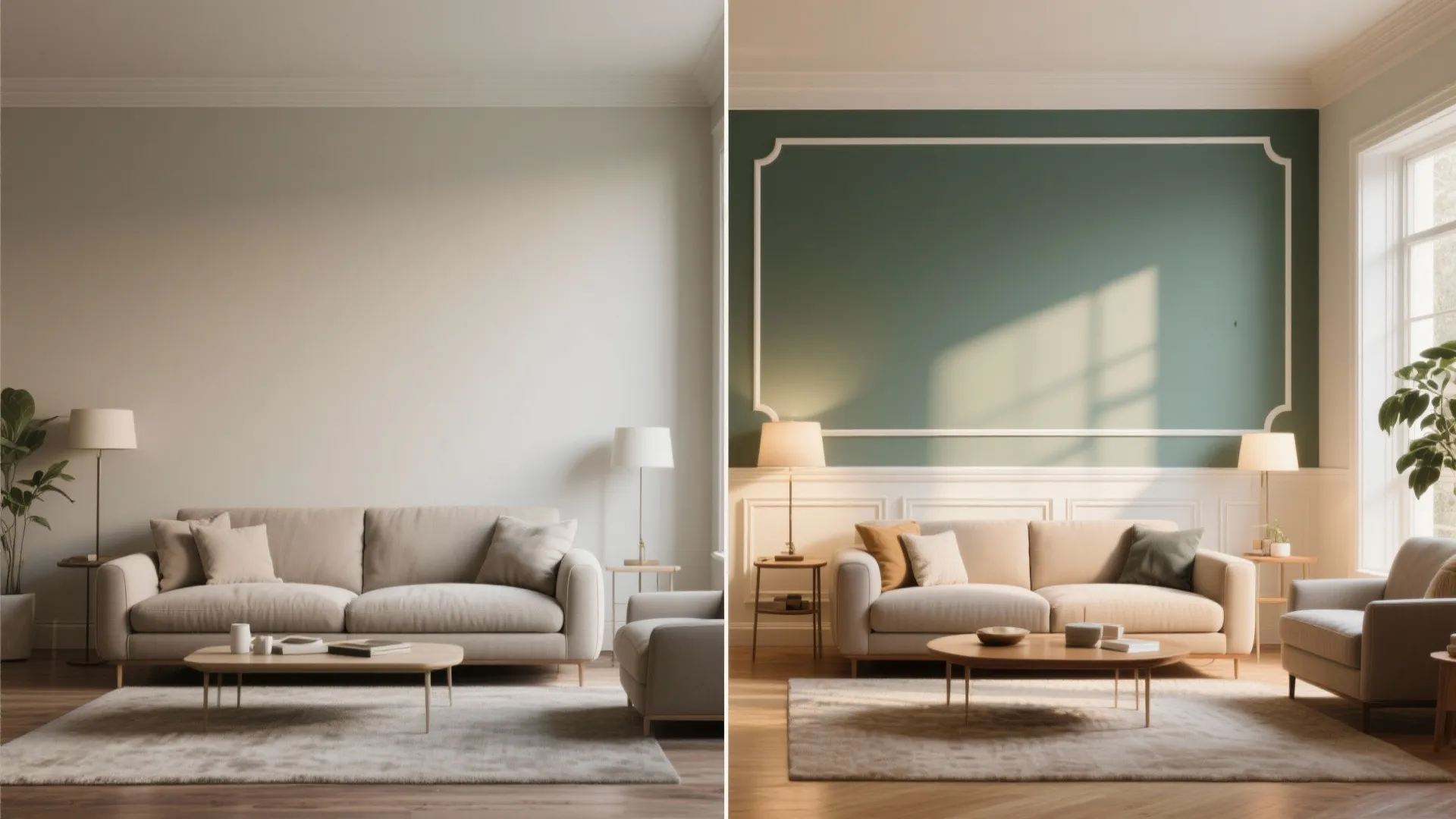 4. Use accents and trims to stretch your budget