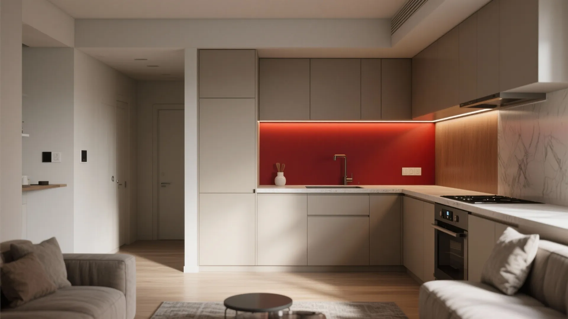 3. Accent walls and trim for instant depth