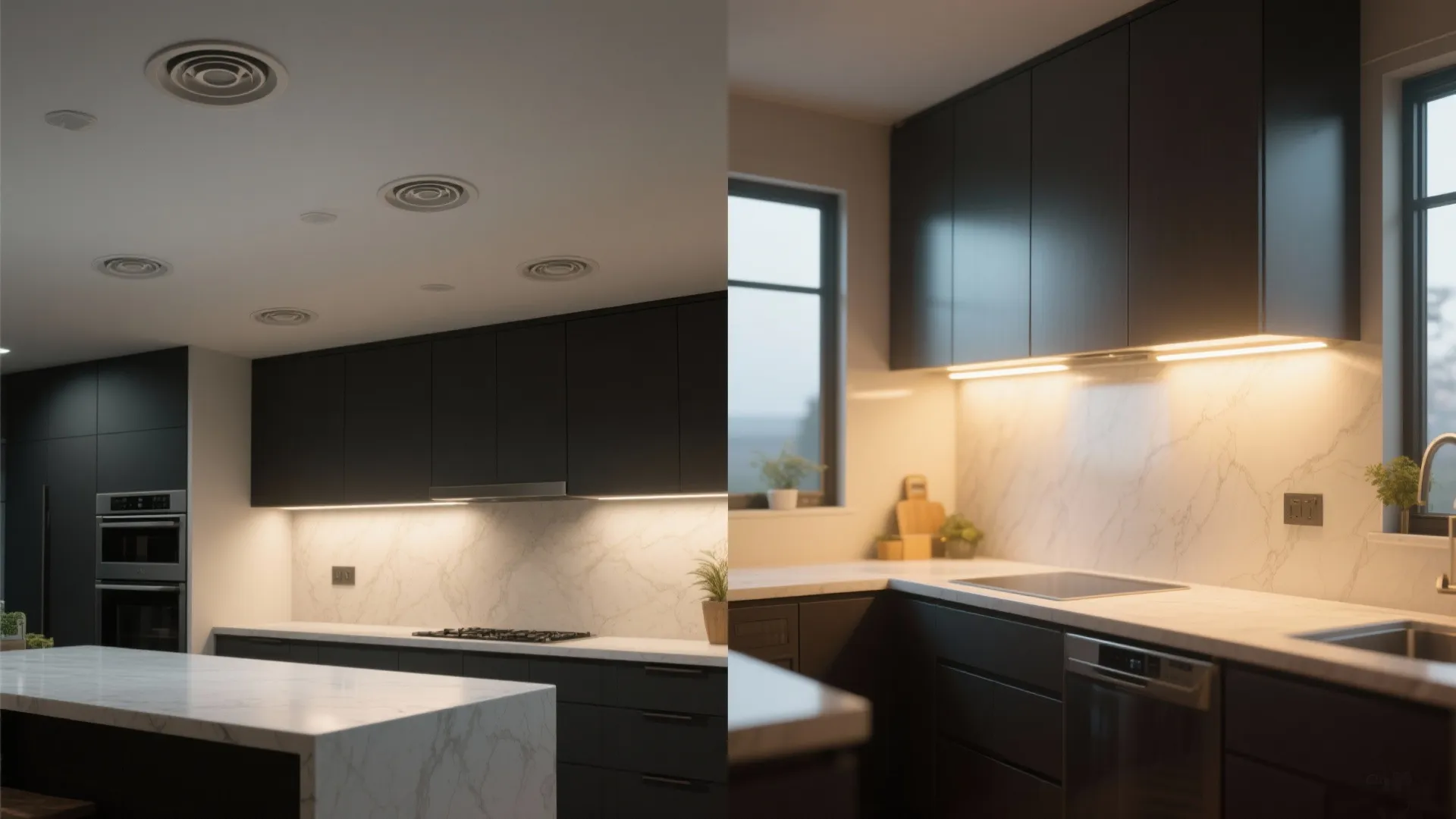 4. Accent and under-cabinet pairing