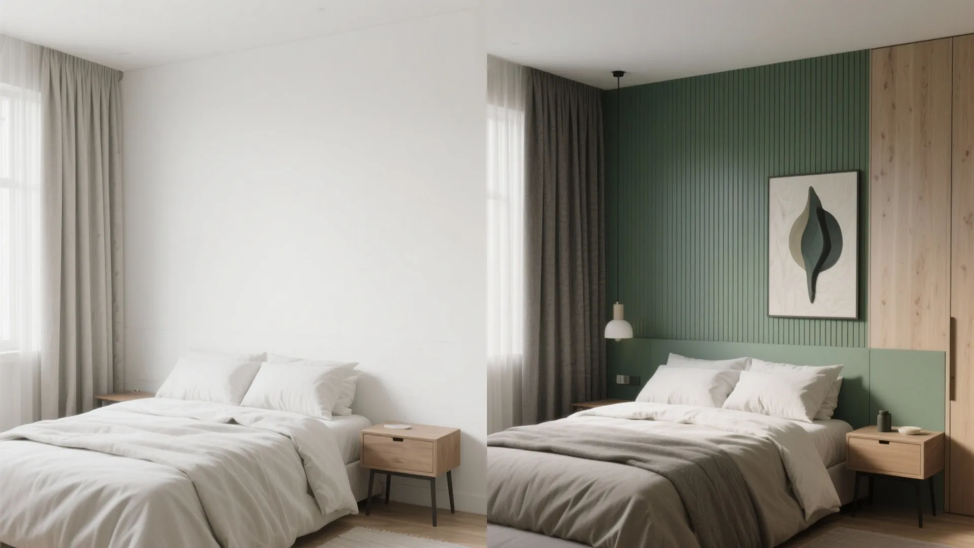 One Hero Accent and Vertical Lines