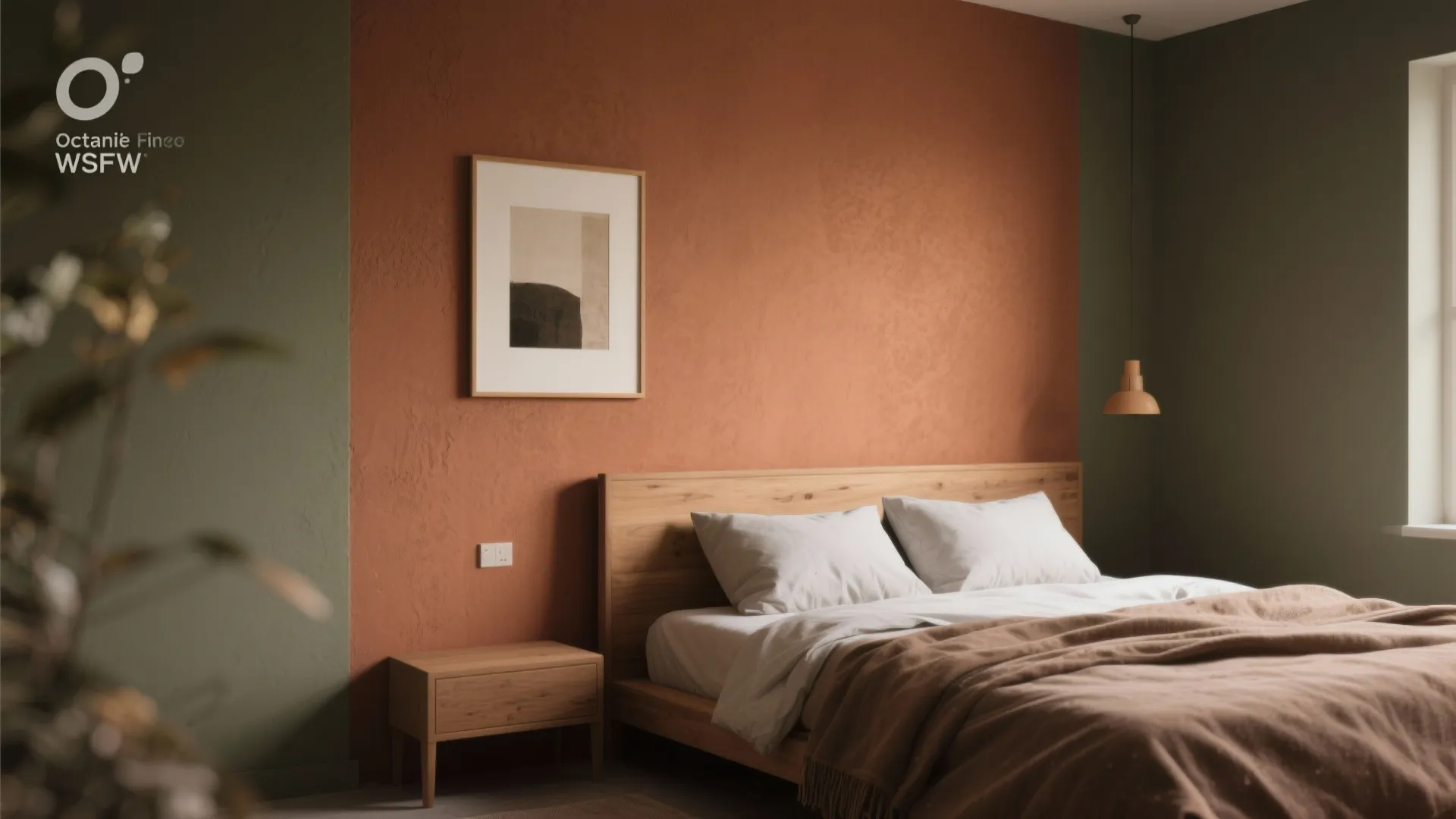 4. Seasonal color and accent wall