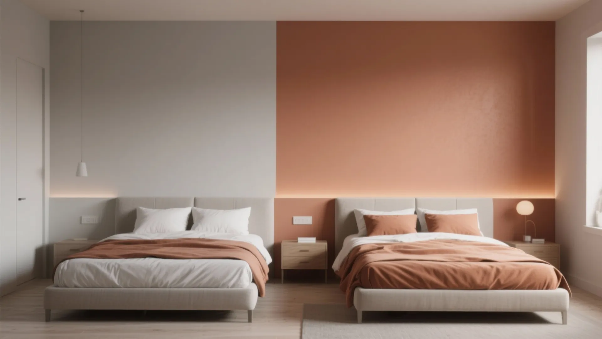 3. Warm Color Anchors and Accent Walls