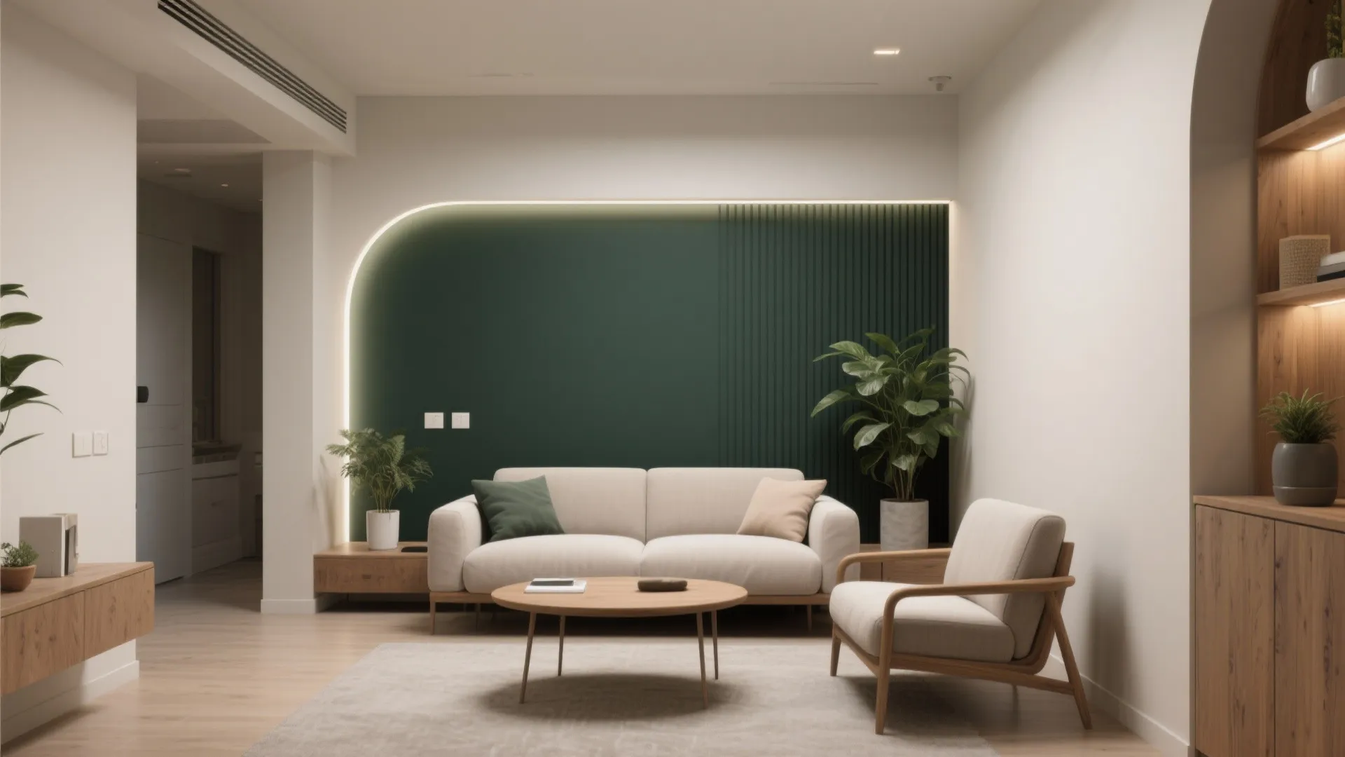 4. Strategic accent walls (but keep them small)