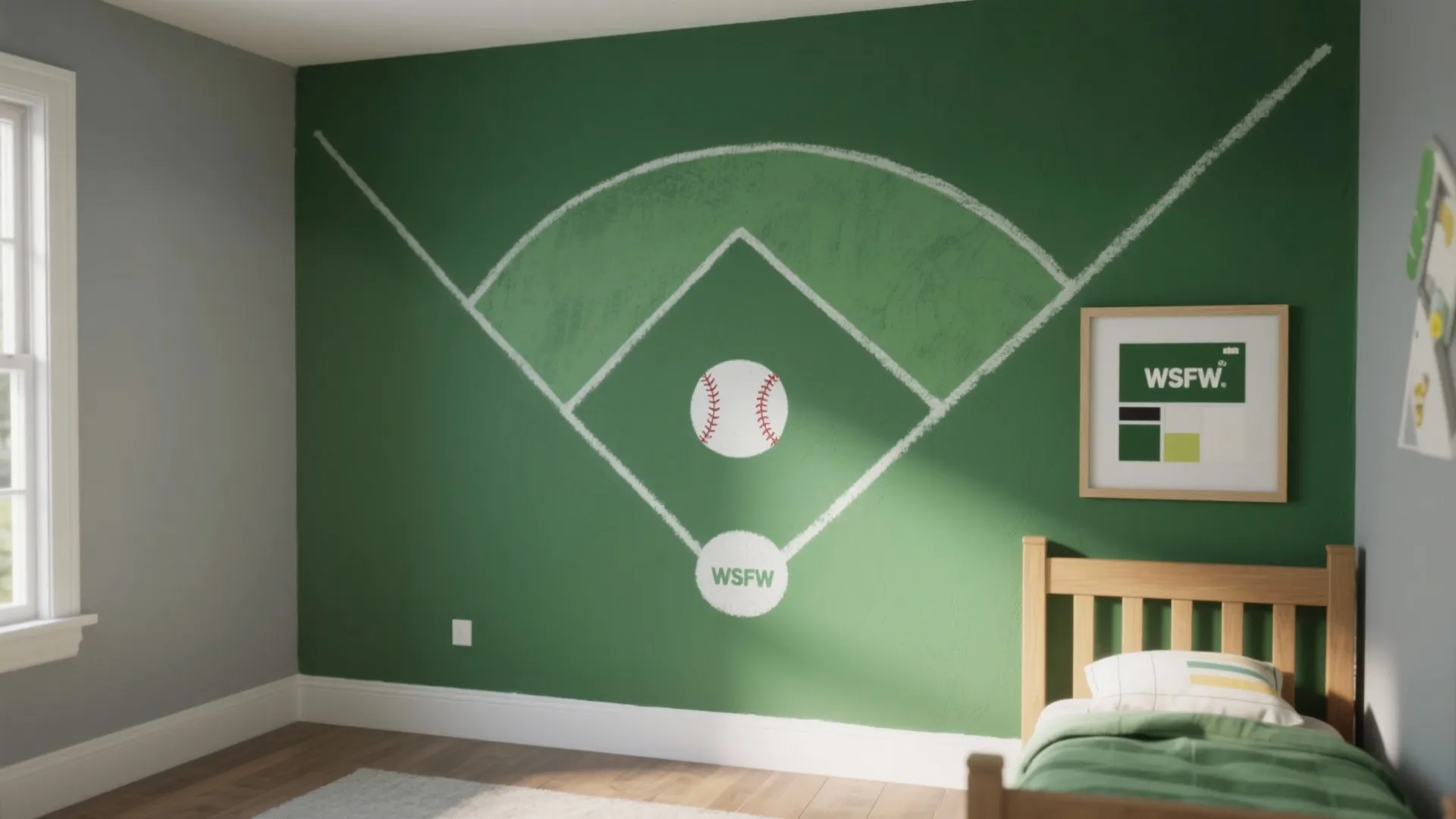 1. All-Star Accent Wall